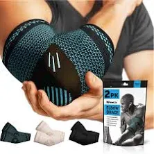 POWERLIX Elbow Brace Compression Support Elbow Sleeve for Tendonitis, Tennis Elbow Brace and Golfers Elbow Treatment