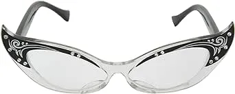 Forum Novelties Vintage Cat Eye Glasses