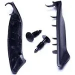 VOFONO Early Bus Wiper Cowling Rubber End Pieces for 2004-2008 Ford F-150 and 2006-2008 Lincoln Mark LT