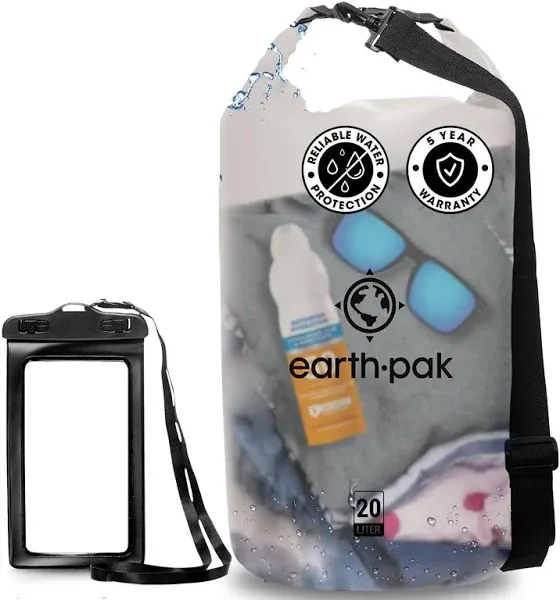 Certified Waterproof 40L Dry Bag with Adjustable Straps - Ideal for Hiking