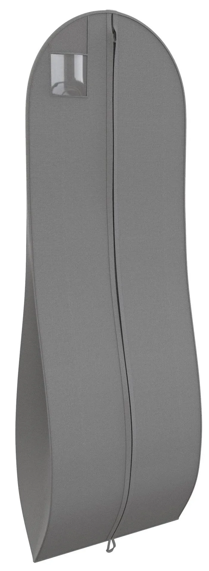 Women’s Dress and Gown Garment Bag -72”x24” and 10” Tapered Gusset -Your Grey