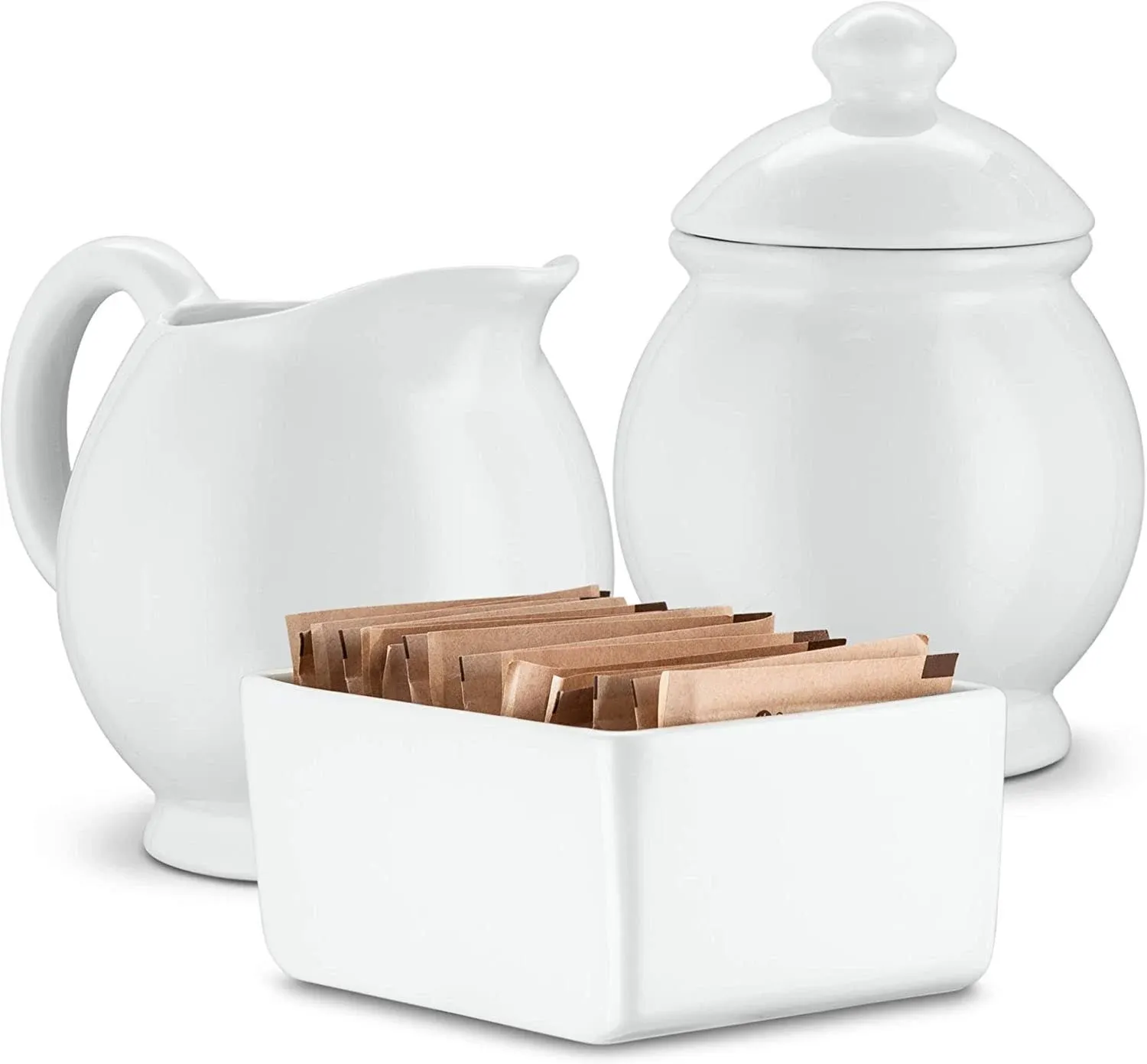 KooK Ceramic Sugar & Creamer Set