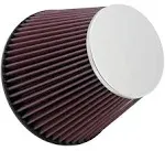 K&N Round Tapered Universal Air Filter 6in Flange ID x 7.5in Base OD x