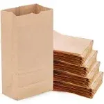 Grocery Paper Bags 5" x 9.75" Kraft 500 Bags