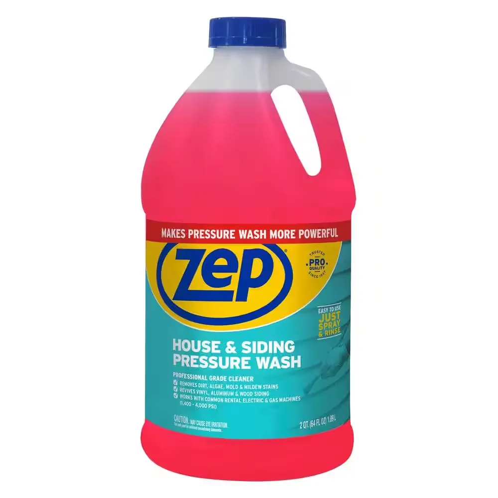 Zep House and Siding Pressure Wash Concentrate Cleaner 64 oz. (Case of 6) ZUVWS64-Formula Designed for Pressure Washer with Downstream Injectors