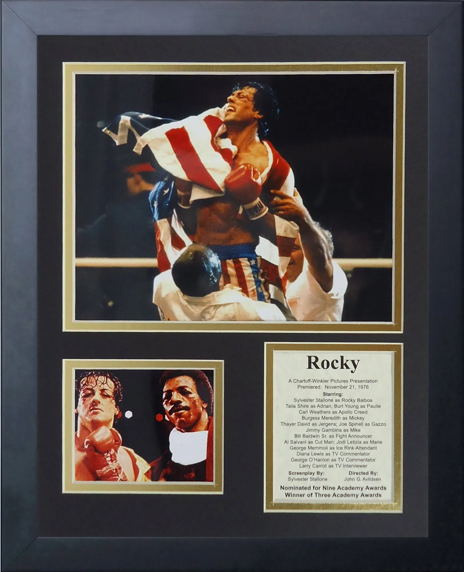 Legends Never Die Rocky Framed Photo Collage