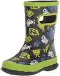 BOGS Unisex-Child Kids Skipper Waterproof Rubber Rain Boot