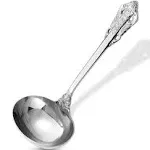 KEAWELL Gorgeous 1 oz. 18/10 Stainless Steel Gravy Ladle, Antique Small Ladle for Stirring, Mirror Finished Soup Ladle Spoon and Dishwasher Safe