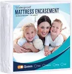 Utopia Bedding Zippered Mattress Encasement Queen, 100% Waterproof Mattress Protector, Absorbent, Six-Sided Mattress Cover