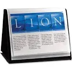 Lion Flip-N-Tell Display Easel Books, Black