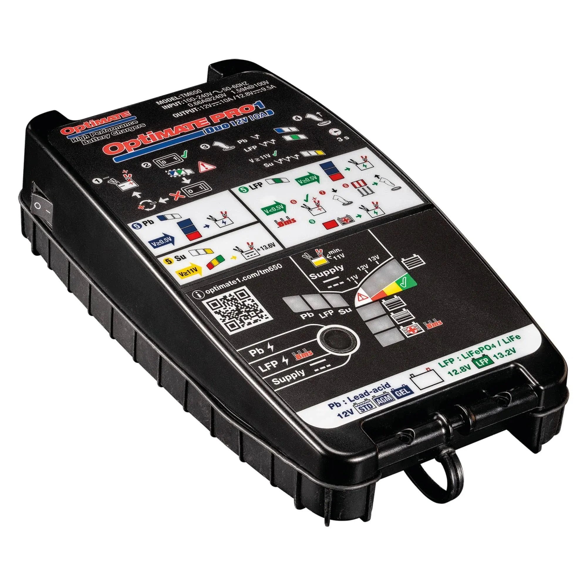 Tecmate TM650US Battery Charger - Duo