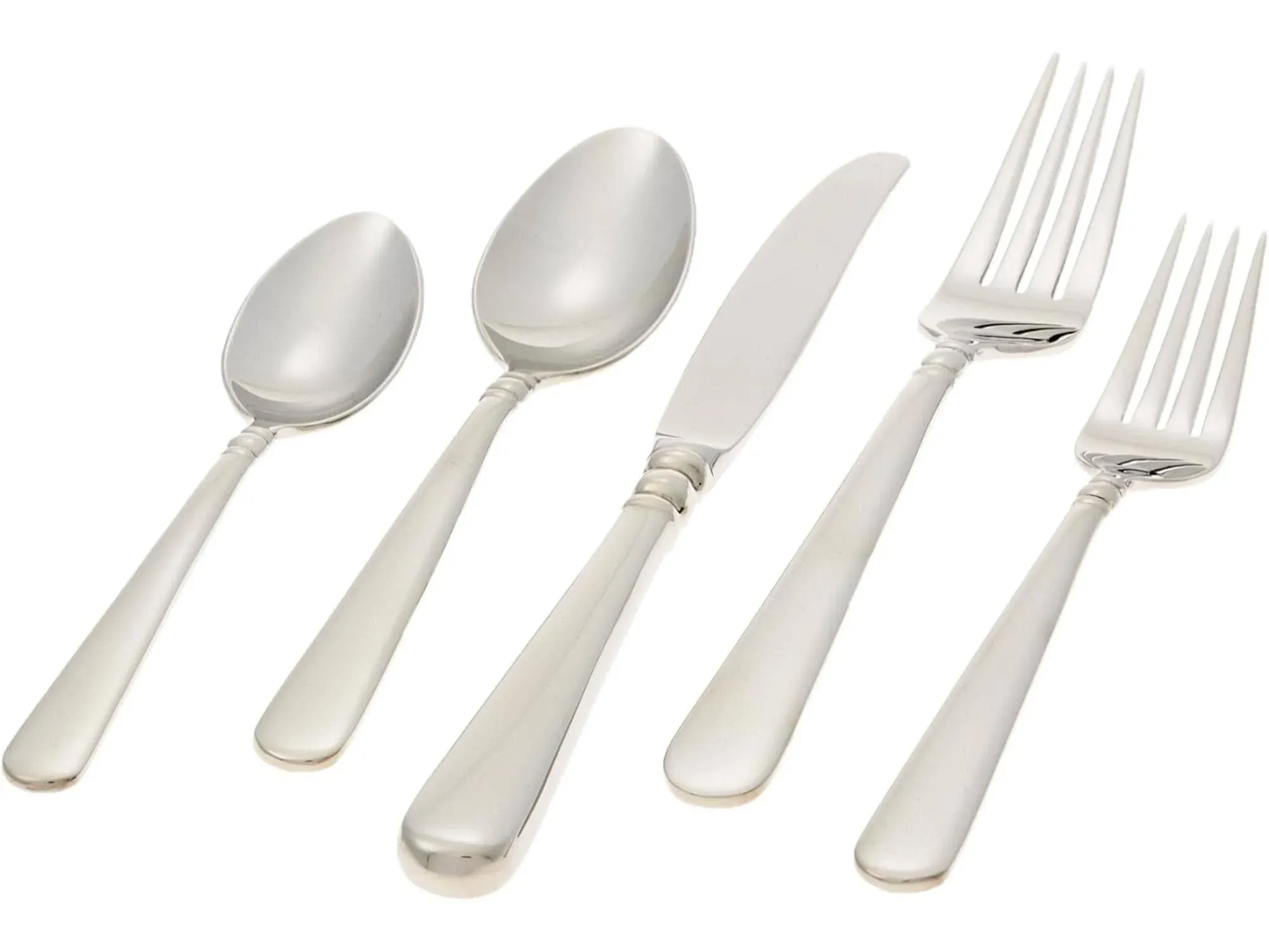 Lenox Stainless Pearl Platinum 5-Piece Place Setting