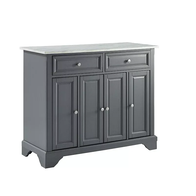 Crosley Avery Kitchen Island, Gray