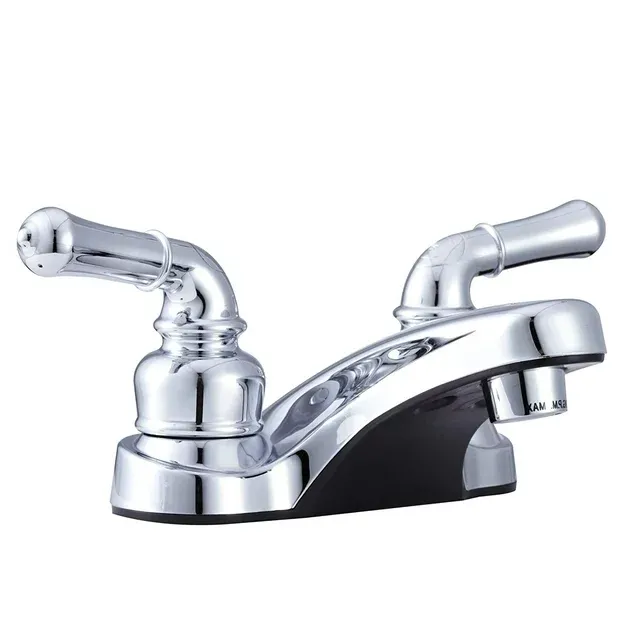 Dura Faucet DF-PL700L-CP RV Bathroom Classic Hot/Cold Levers, Chrome Polished 