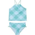 Hurley Girls' Two Tri-Cutout Tankini 2-Piece Swim Set (Big Kid)