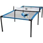 Franklin Sports 8' X 4' Spyder Pong, Blue/Black