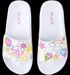 The Children's Place Girls Sporty Slides Sandal