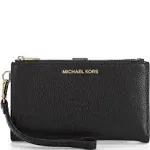 Michael Michael Kors Adele Leather Wristlet Black