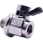 EZ Oil Drain Valve Ez-101, Silver