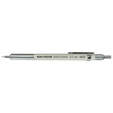 Koh-I-Noor Rapidomatic Pencil - 0.5 mm, White