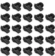 Hipat Whistle, 24pcs Sports Whistles with Lanyard, Loud Crisp Sound Whistles Bulk Perfect for Coaches, Referees, and Officials