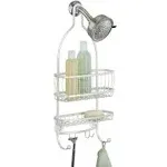 iDesign York Lyra White Shower Caddy