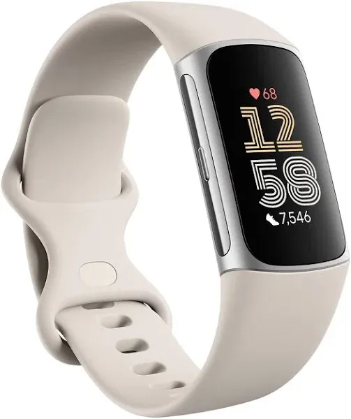 Fitbit Charge 6 Fitness Tracker Porcelain