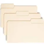 Smead SuperTab File Folder, Oversized 1/3-Cut Tab, Legal Size, Manila, 100 Per Box (15301)