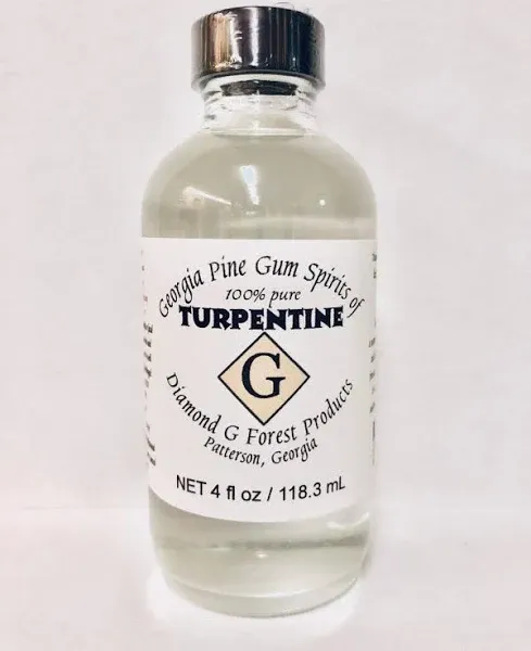 4 Oz 100% Pure Gum Spirits of Turpentine