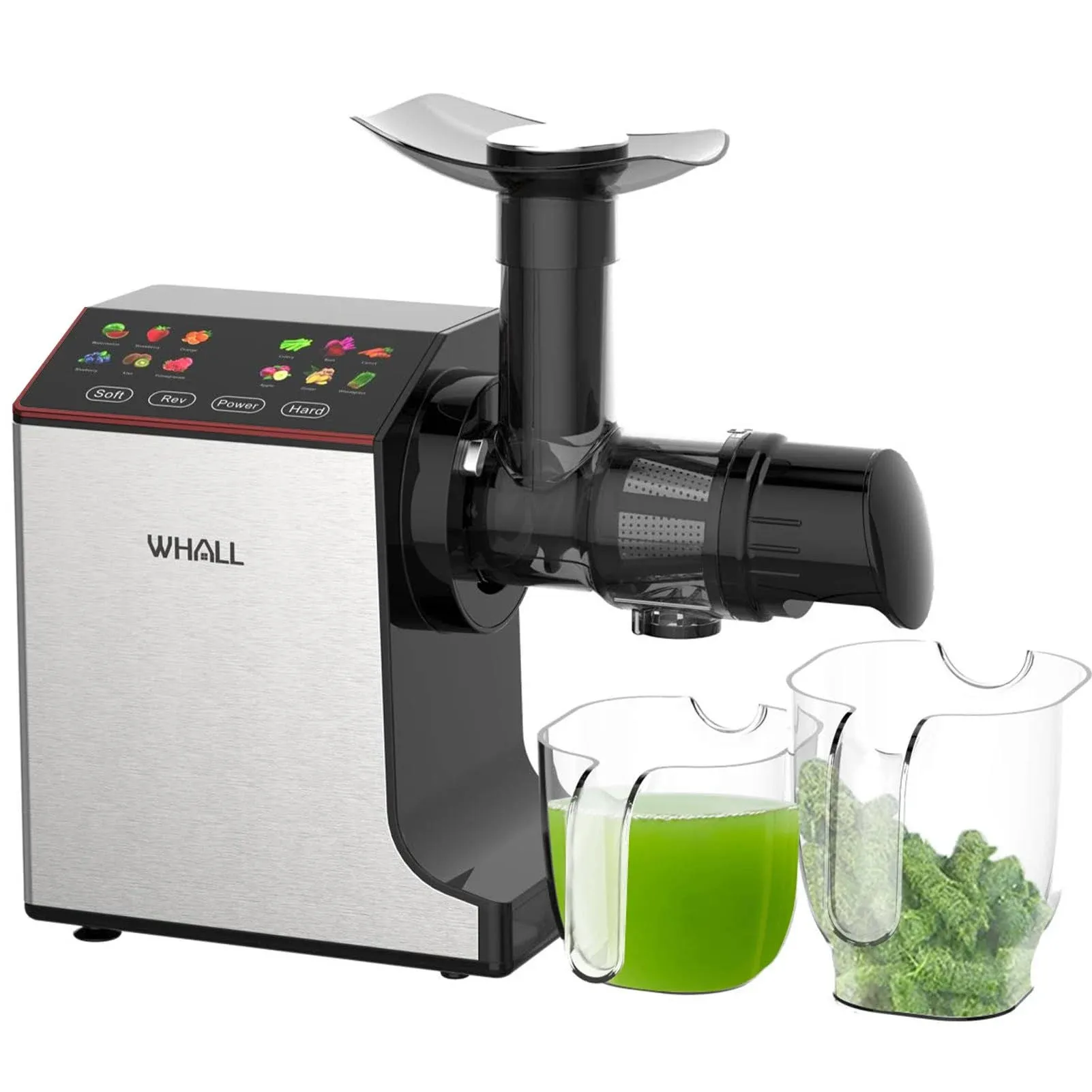 Whall Slow, Masticating & Cold Press Juicer Machine, 2 Speeds - Scratch & Dent