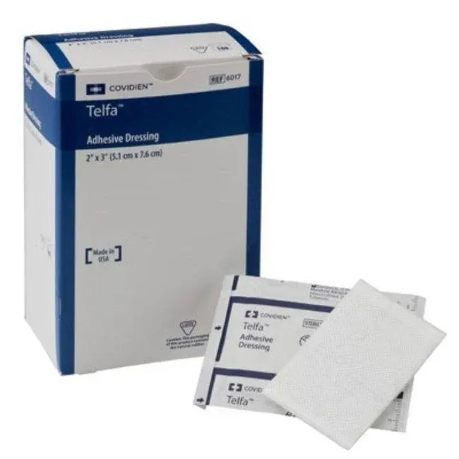 Adhesive Dressing Telfa 2 x 3 Inch