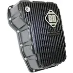 Transmission Pan - Deep Sump - Finned - Adds 4.5 qt Capacity - Aluminum - Black Powder Coat - 545RFE / 68RFE - Kit