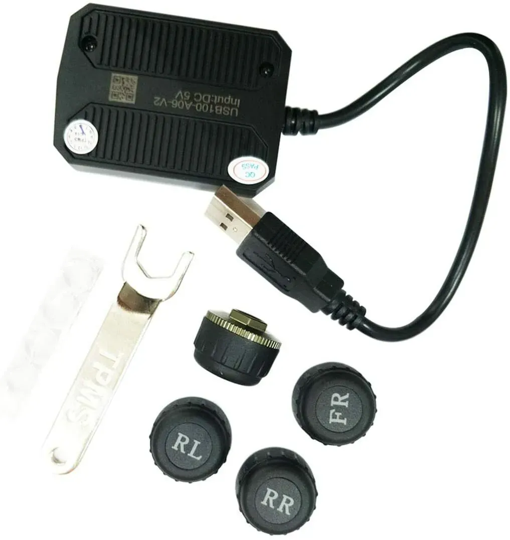 ATOTO ACEUTP1B USB TPMS Tire Pressure Monitoring Sensors System for ATOTO A6 &S8