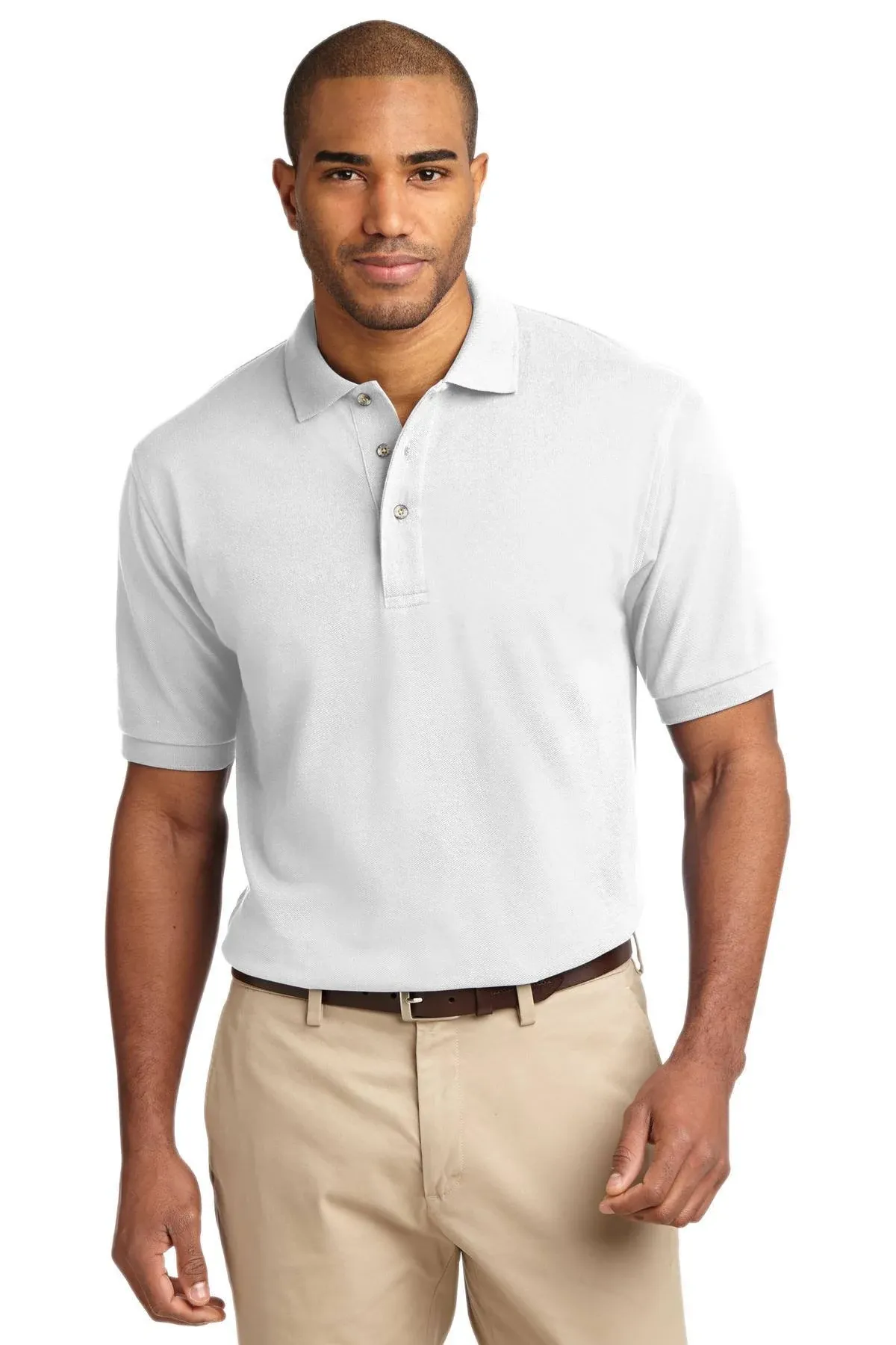 Port Authority Heavyweight Cotton Pique Polo