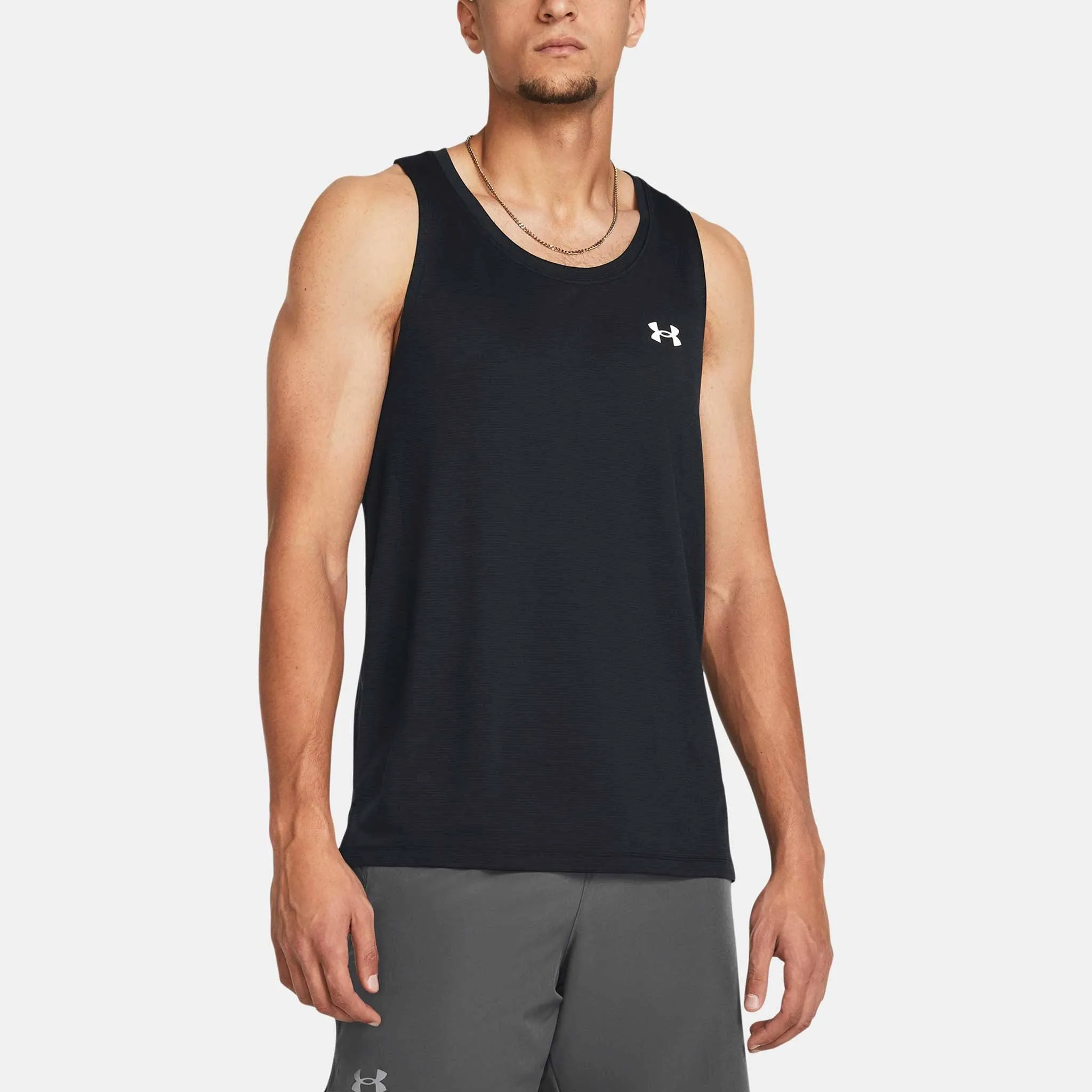 Under Armour Men's Launch Singlet - Black, XL