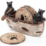 adamsbargainshop Bear Coasters Set of 6