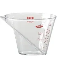 OXO Good Grips 1 Cup Capacity Plastic Clear Angled Measuring Cup (022) 70881