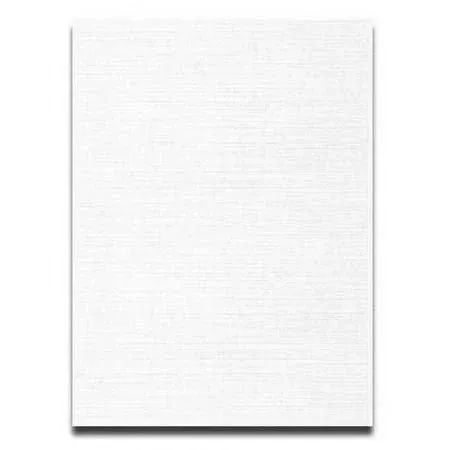 CLASSIC LINEN 8.5 x 11 Card Stock - Solar White - 80lb Cover - 250 PK