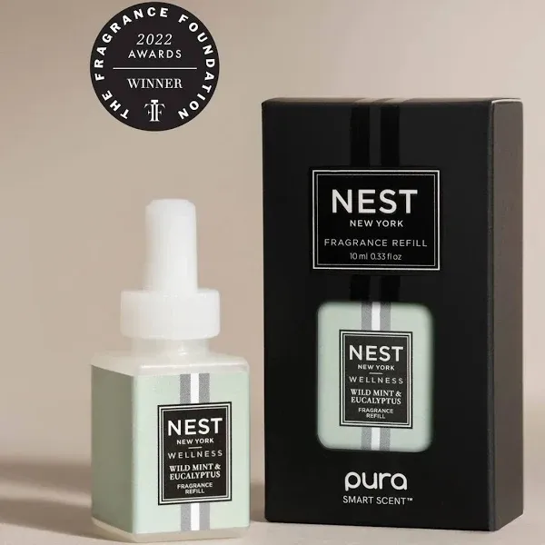 Nest New York Wild Mint & Eucalyptus Smart Home Fragrance Diffuser Refill