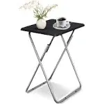 Garden 4 you Folding TV Tray Table,TV Dinner Table with Sturdy MDF Top,Eating No