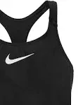 Nike Swim Girl&#x27;s Sz L Solid Racerback Swimsuit NESSB711-458 Photo Blue NWT