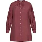 Refinity LTD Edition Plus Size Top Joy in Deep Rose, Size 22