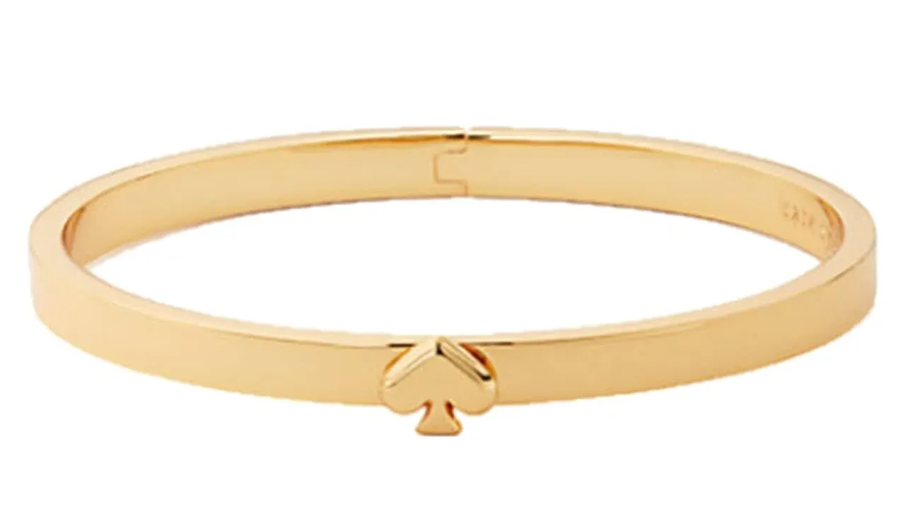 Kate Spade Jewelry | Kate Spade Everyday Spade Thin Metal Bangle Gold | Color ...