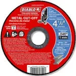 Diablo DBD045040101F 4-1/2" Metal Cut-Off Disc