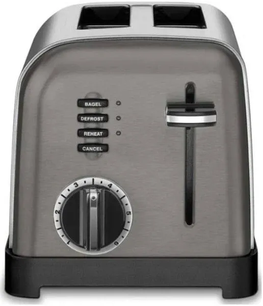 Cuisinart CPT-160 Metal Classic Wide Mouth 2-Slice Toaster - Brushed Stainless