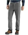 Carhartt Rugged Flex Rigby Dungaree Knit Lined, Men's Gravel