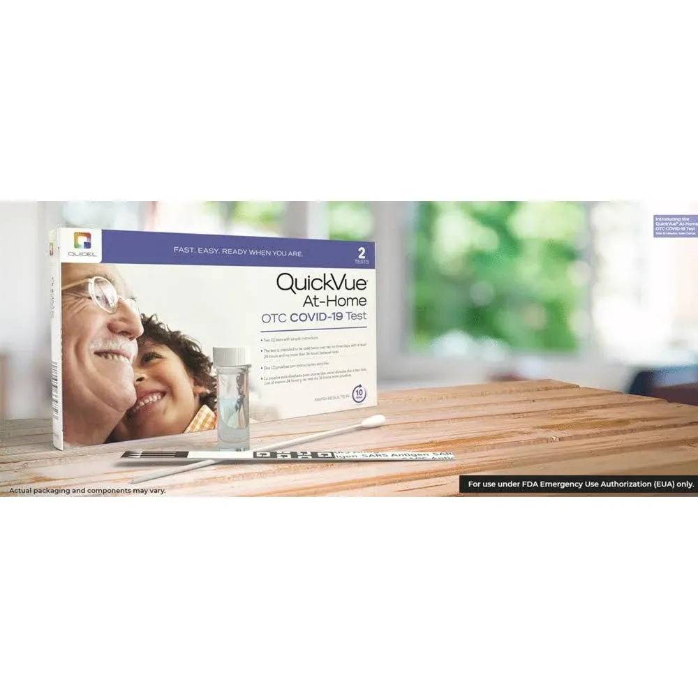 QuickVue At-Home OTC COVID-19, 2 test/kit