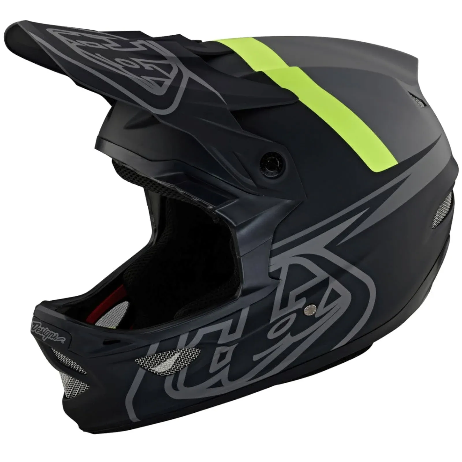 Troy Lee Designs - Helmet D3 Fiberlite Mono Black