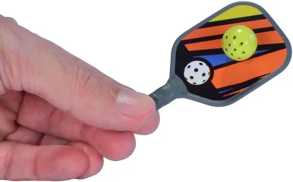 World's Smallest Pickleball Paddles & Balls