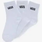 Vans 3 Pack Classic Half Crew Socks in White